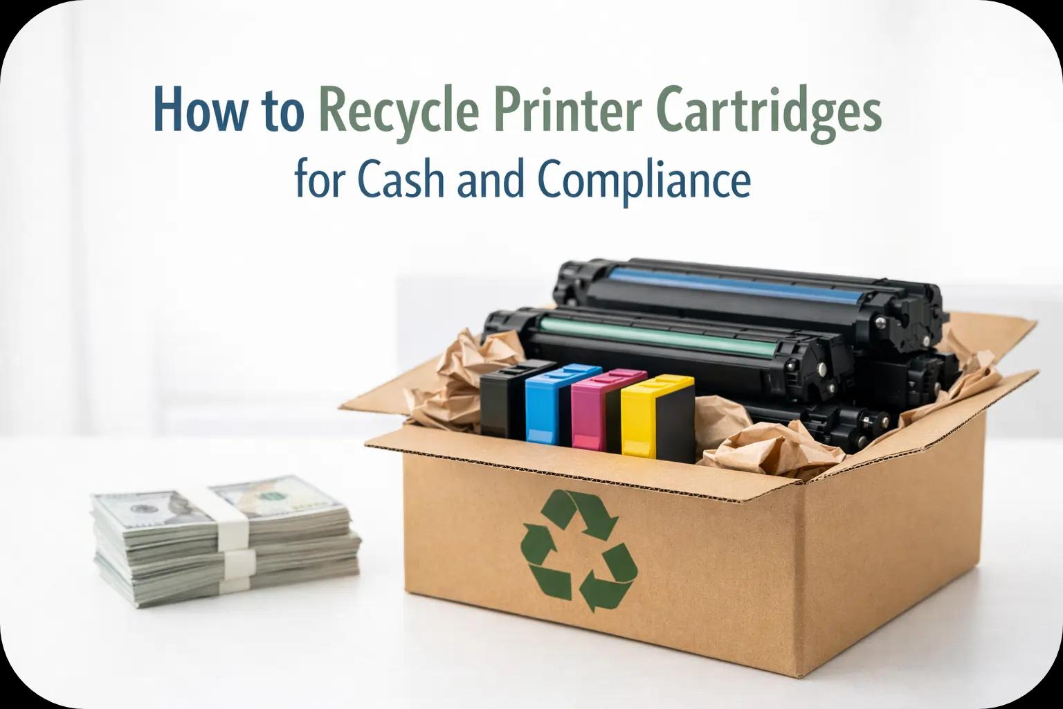 How to Recycle Printer Cartridges for Cash and Compliance