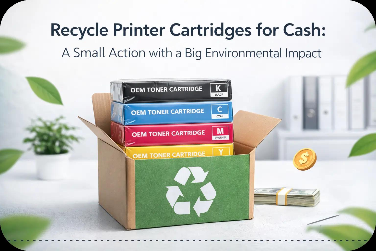 Recycle Printer Cartridges for Cash | Big Environmental Impact