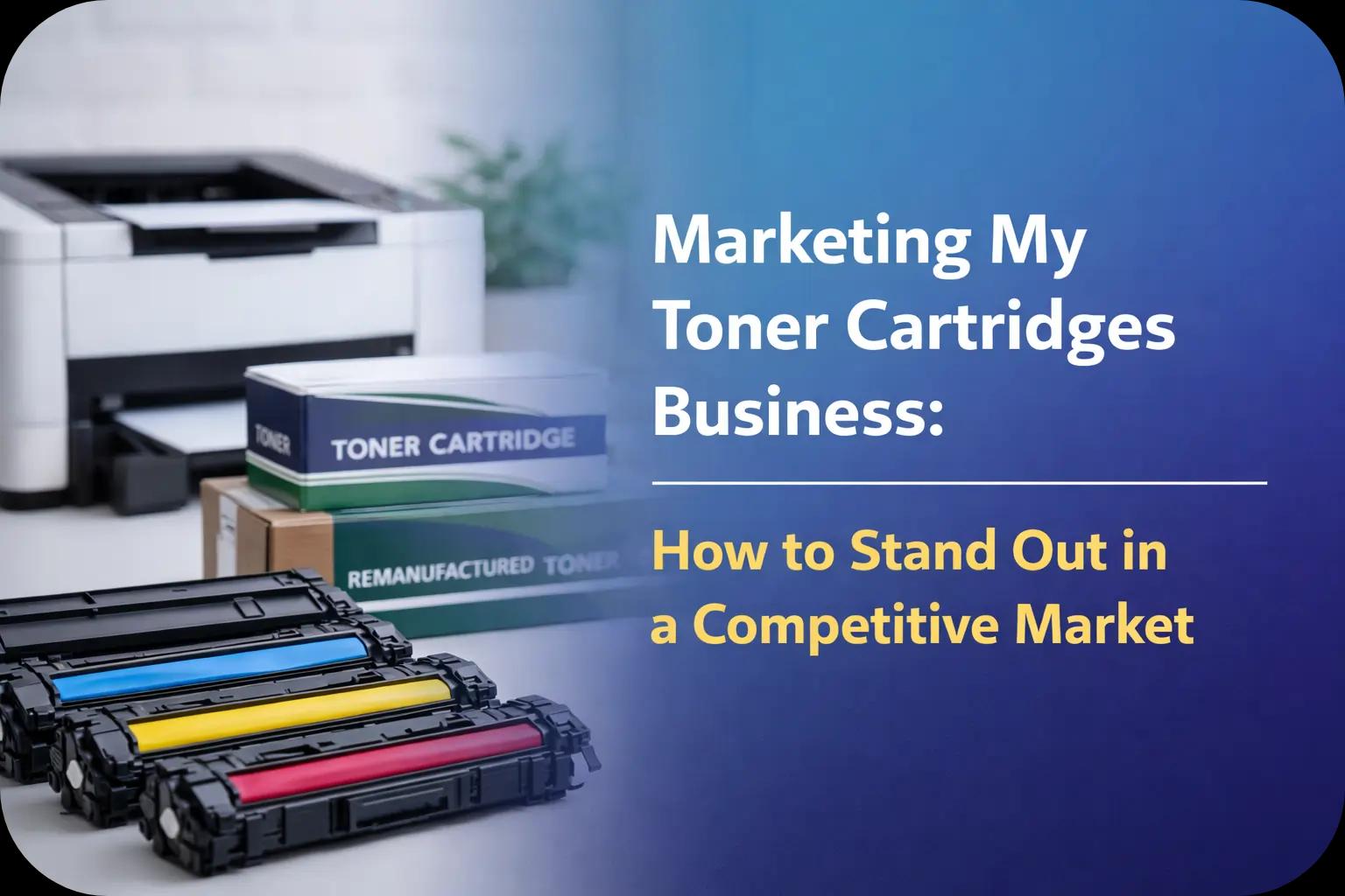Marketing My Toner Cartridges Business | How to Stand Out in a Competitive Market