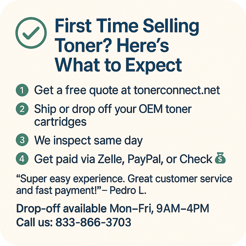 First Time Selling Toners? Here’s What to Expect