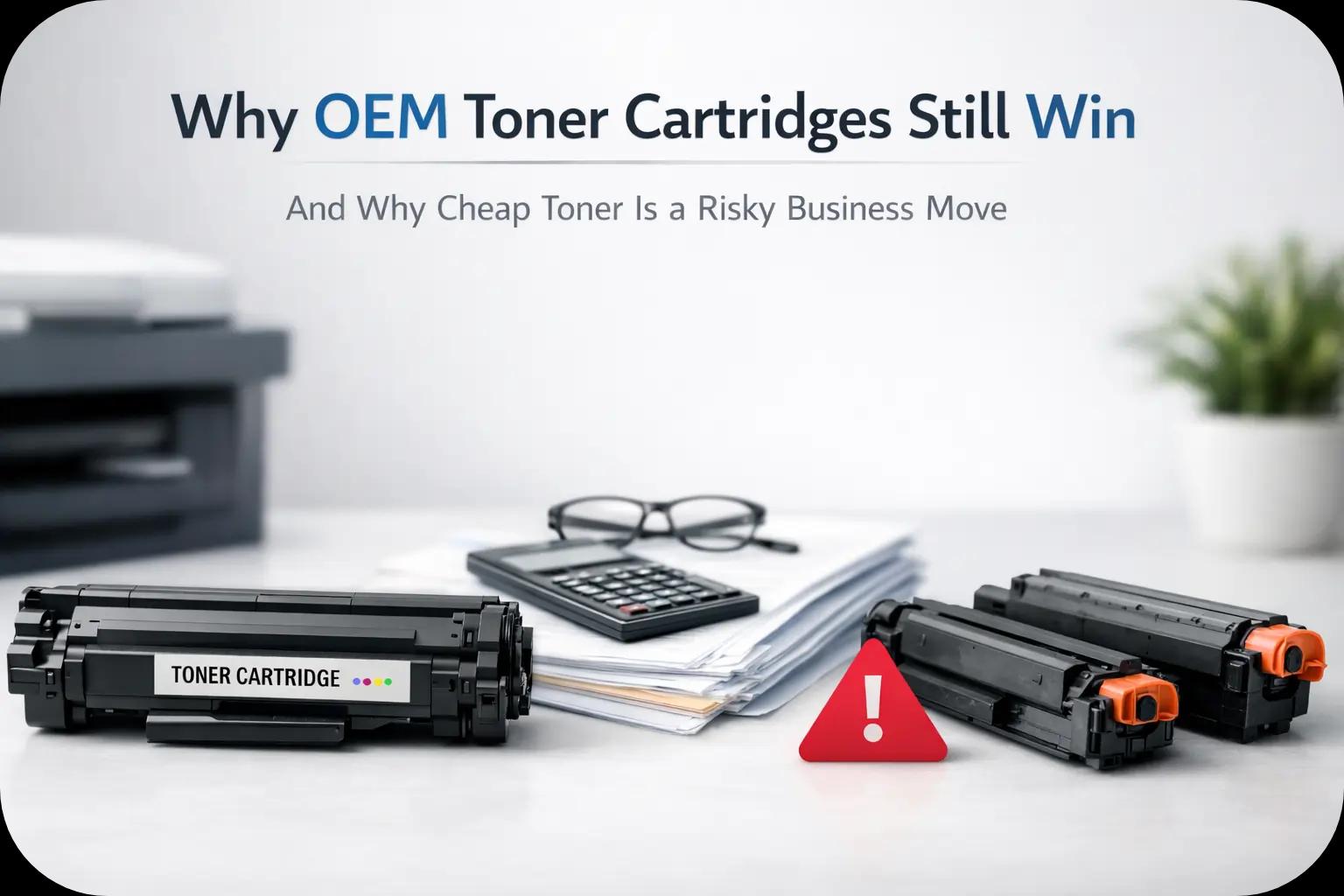 Why OEM Toner Cartridges Still Win (And Why Cheap Toner Is a Risky Business Move)