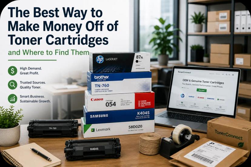 The Best Way to Make Money Off of Toner Cartridges and Where to Find Them