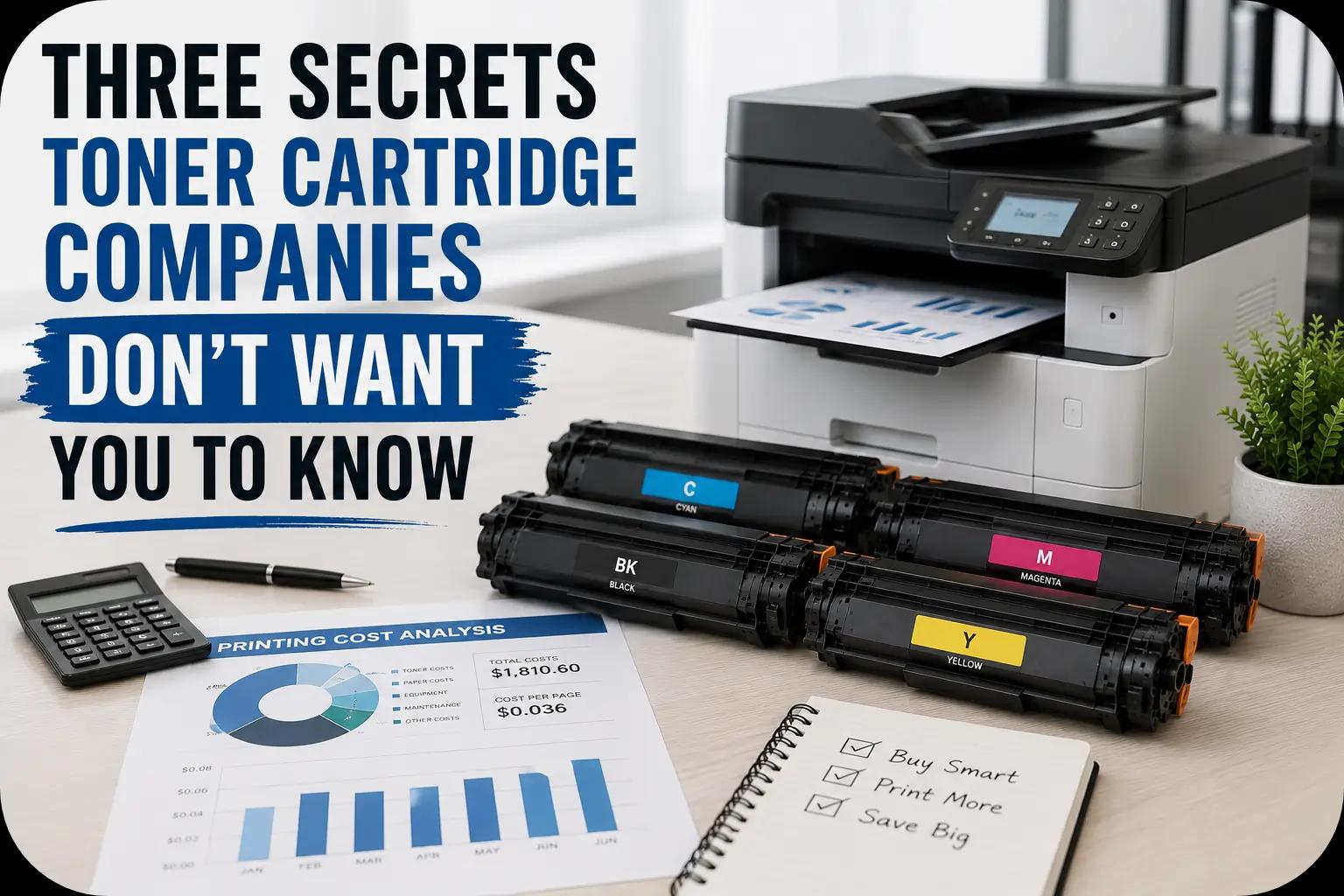 Three Secrets Toner Cartridge Companies Don’t Want You To Know