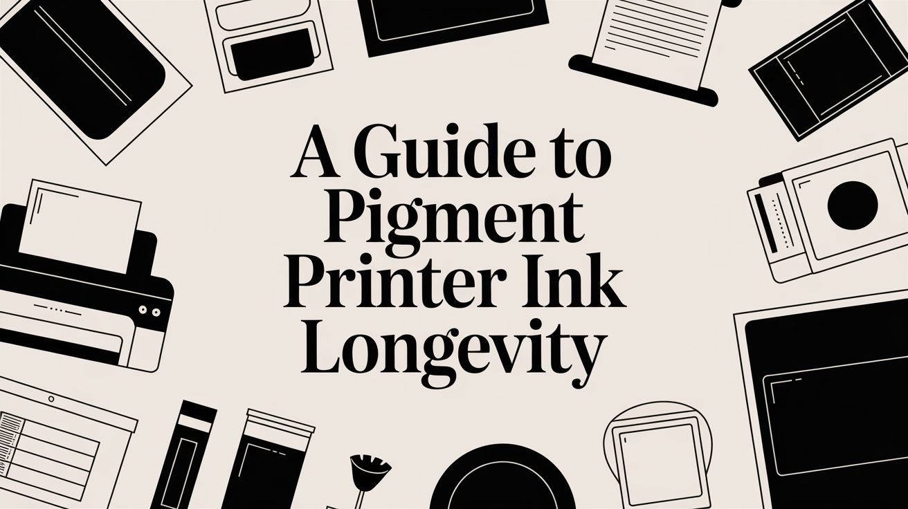 A Guide to Pigment Printer Ink Longevity