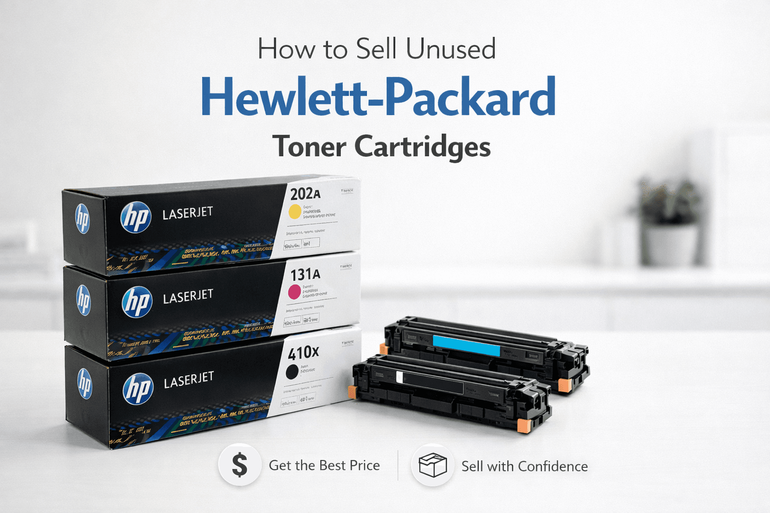 How to Sell Unused Hewlett-Packard Toner Cartridges