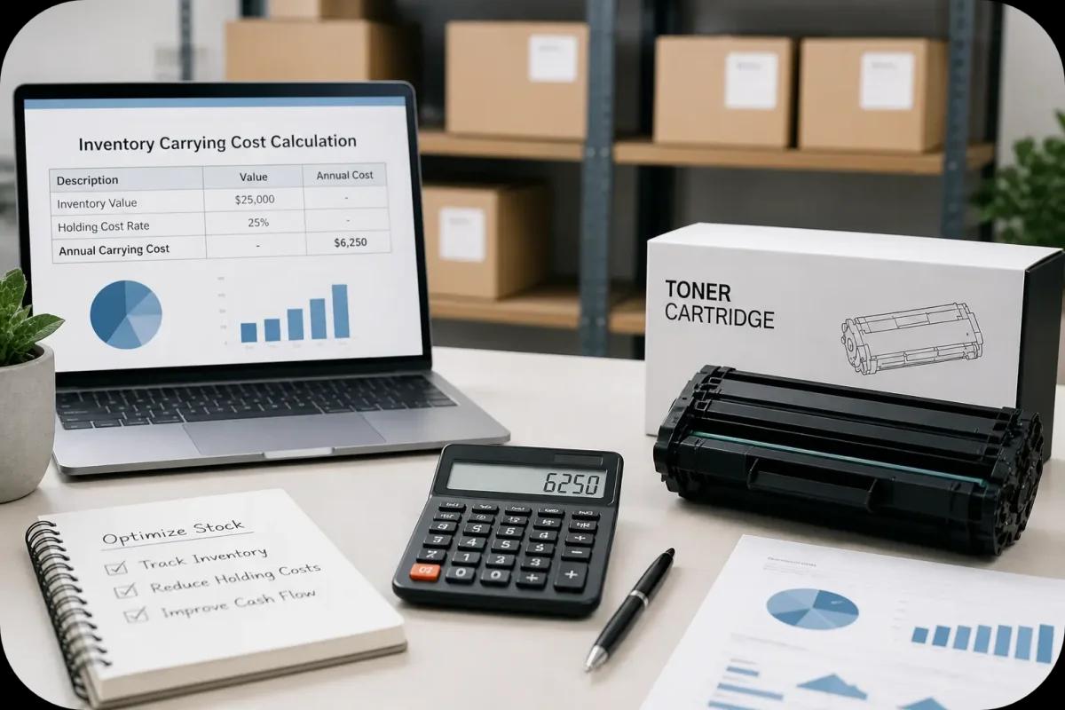 How to Calculate Toner Cartridges Inventory Carrying Costs and Cut Expenses While Optimizing Stock