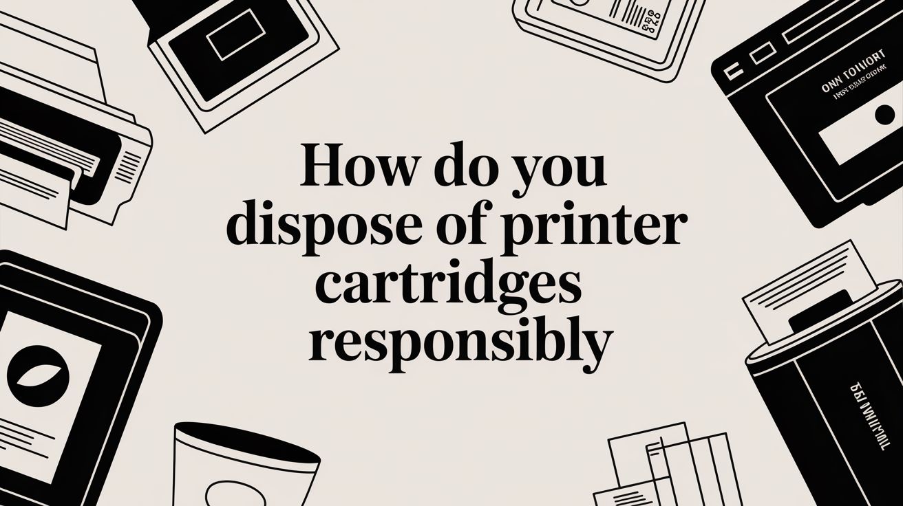 How Do You Dispose of Printer Cartridges Responsibly