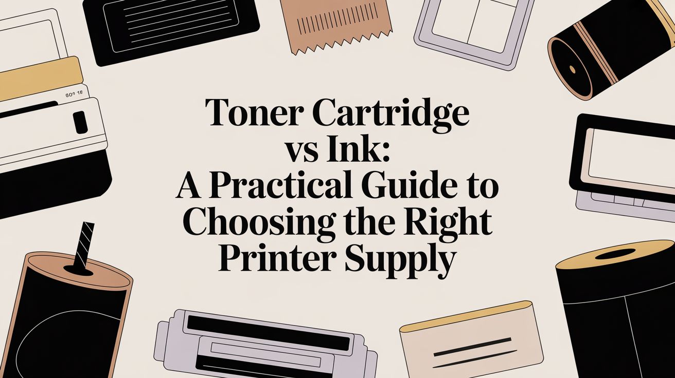 Toner Cartridge vs Ink: A Practical Guide to Choosing the Right Printer Supply