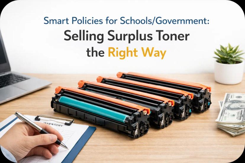 Smart Policies for Schools/Government: Selling Surplus Toner the Right Way