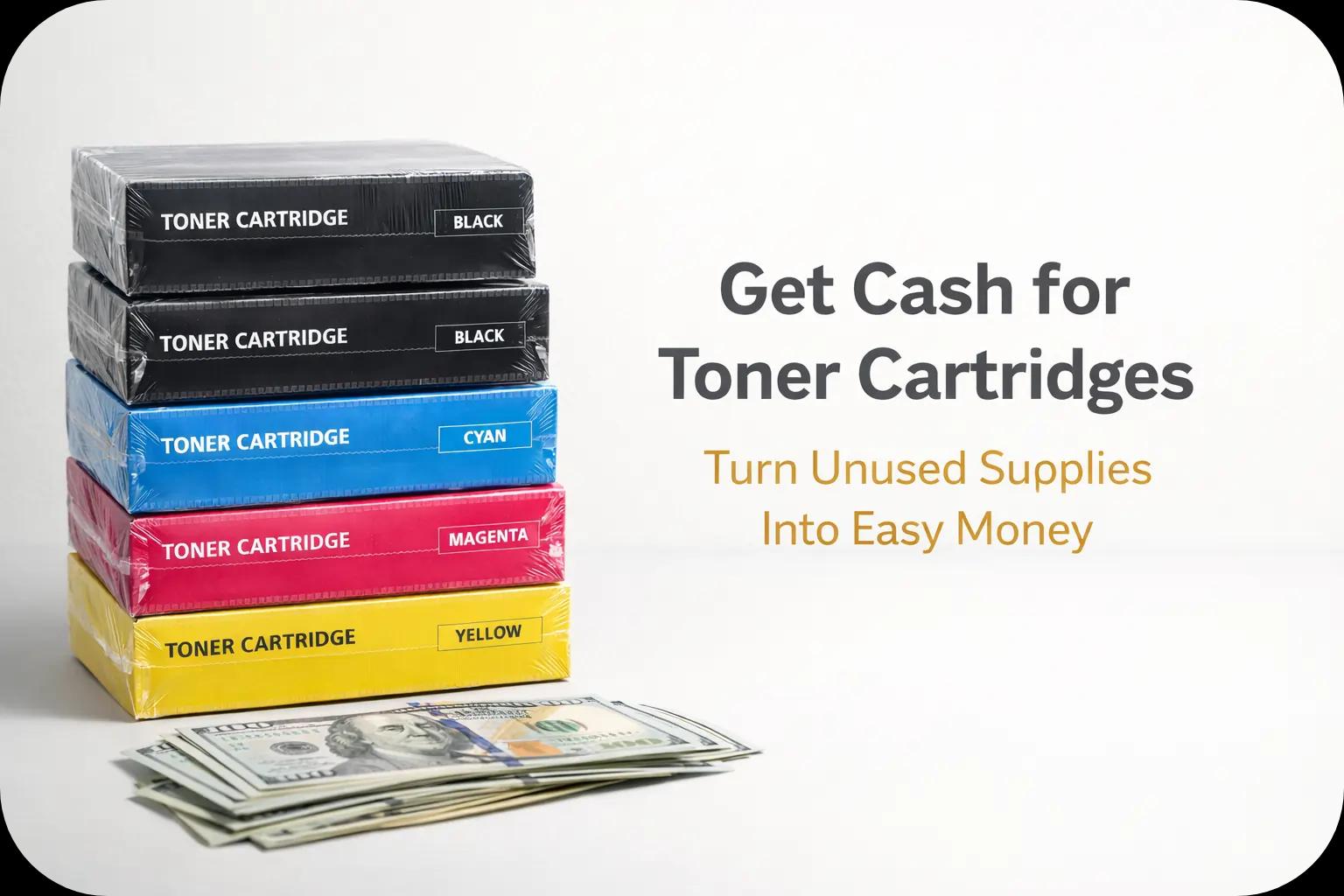 Get Cash for Toner Cartridges | Fast Way to Turn Unused Toner Into Real Money