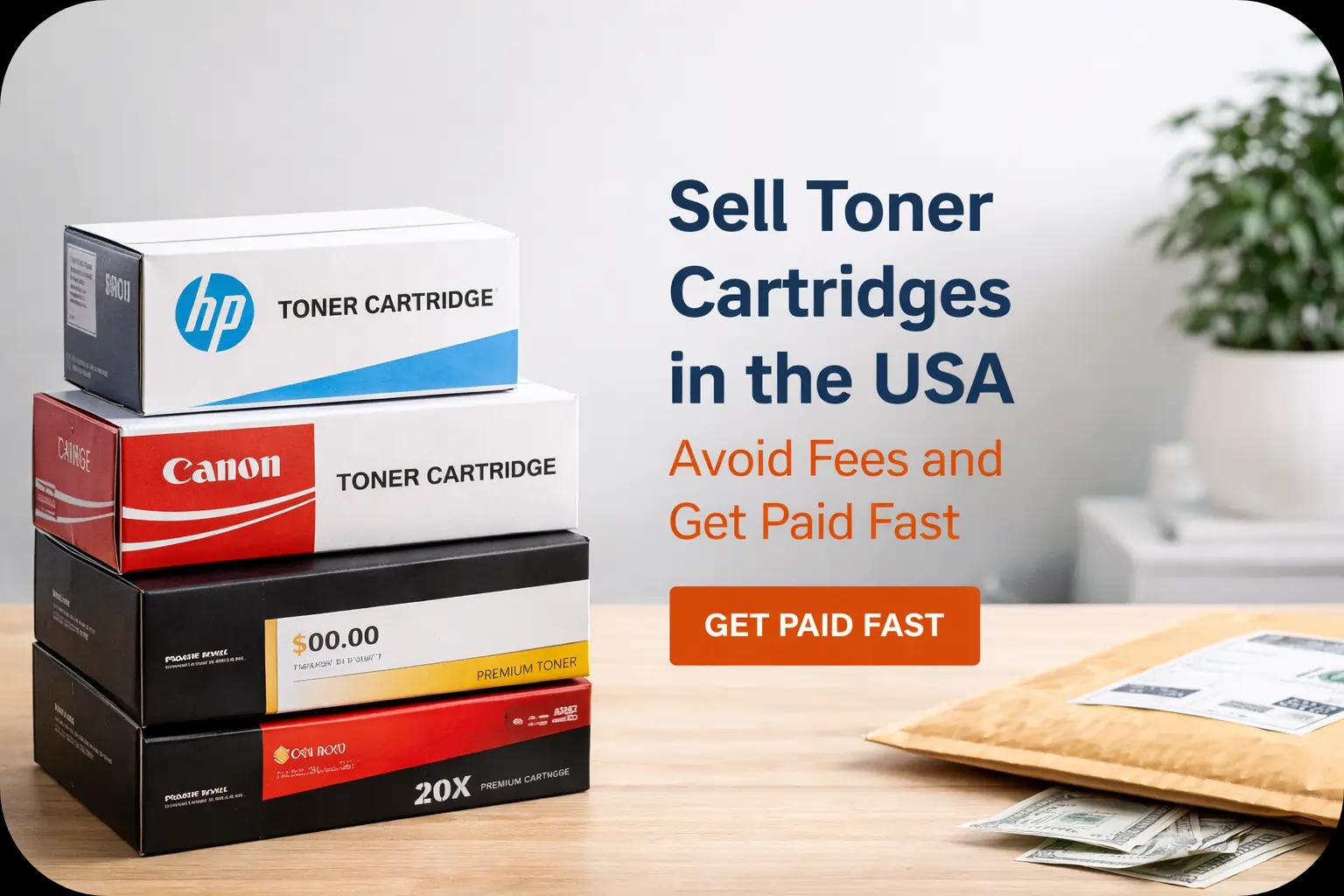 Sell Toner Cartridges in the USA | Avoid Fees and Get Paid Fast