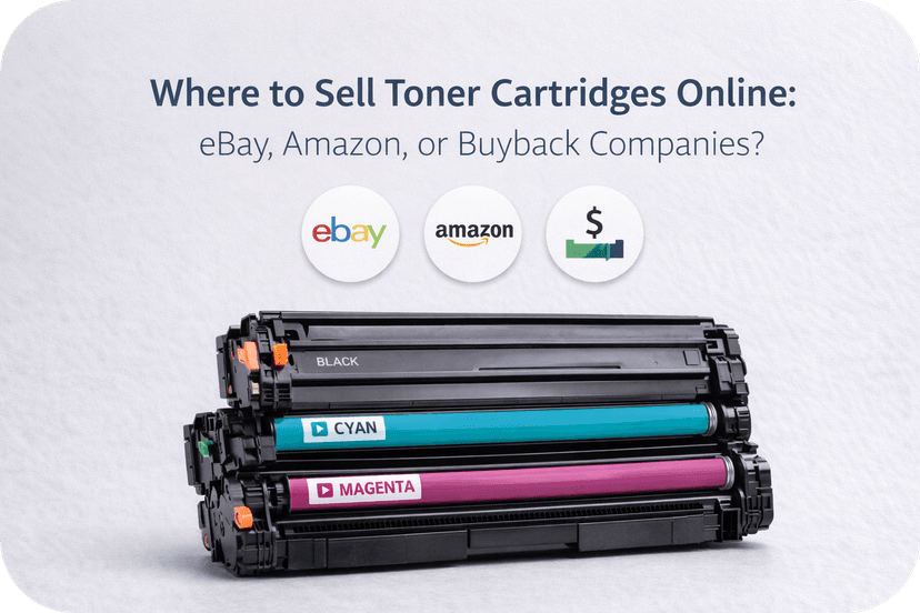 Where to Sell Toner Cartridges Online: eBay, Amazon, or Buyback Companies?