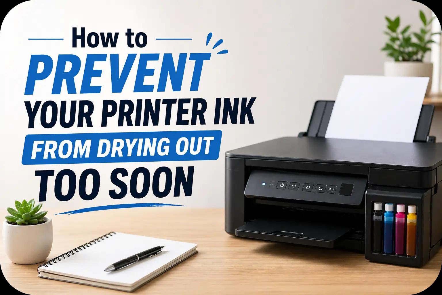 How to Prevent Your Printer Ink from Drying Out Too Soon